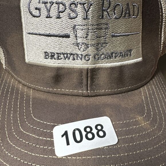 Gypsy Road Brewing Company Snapback Trucker Hat Cap Brown - Picture 11 of 11